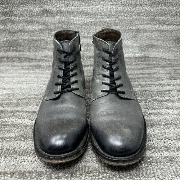 Bed Stu Gray Leather Boots - Picture 3 of 9